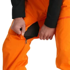 Spyder Dare skibroek heren orange shock< Skibroeken|Wintersport
