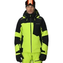 Spyder Leader winterjas heren lime< Ski Jassen|Wintersport