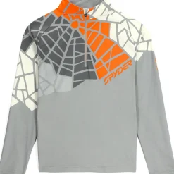 Spyder Legacy Half Zip skipully heren concrete< Skipullies|Wintersport