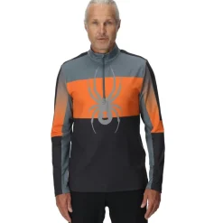 Spyder Podium skipully heren flash orange< Skipullies|Wintersport