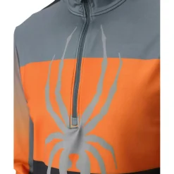 Spyder Podium skipully heren flash orange< Skipullies|Wintersport