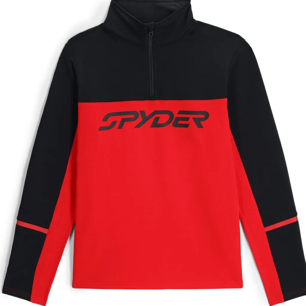 Spyder Speed Half Zip skipully heren red< Skipullies|Wintersport