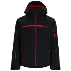 Ski Jassen|Wintersport-Spyder Titan winterjas heren black volcano