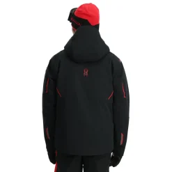 Ski Jassen|Wintersport-Spyder Titan winterjas heren black volcano