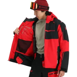 Ski Jassen|Wintersport-Spyder Titan winterjas heren red