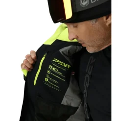 Ski Jassen|Wintersport-Spyder Titan winterjas heren black