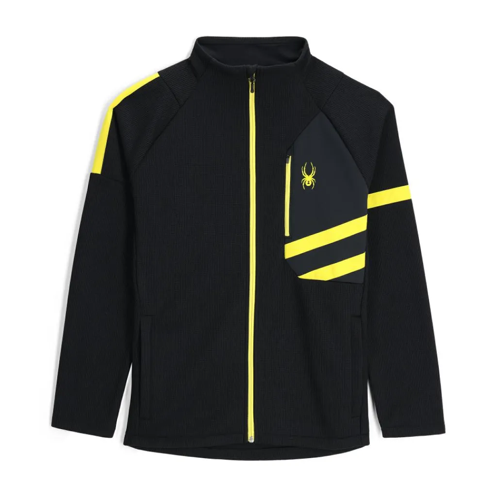 Ski Vesten|Wintersport-Spyder Wengen Bandit vest heren black