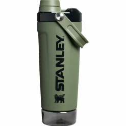 Drinkflessen-Stanley PMI Active Shaker thermosbeker 600 ml dried pine