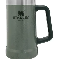 Drinkflessen-Stanley PMI Adventure Big Grip Beer Stein thermosbeker 0,7 liter hammertone green