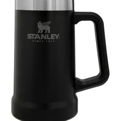 Stanley PMI Adventure Big Grip Beer Stein thermosbeker 0,7 liter matte black pebble< Drinkflessen