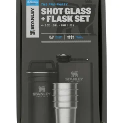 Drinkflessen-Stanley PMI  Adventure Shotglass Classic drinkfles  set matte black