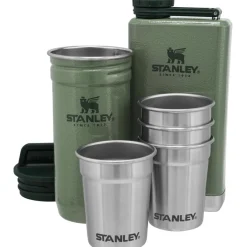 Drinkflessen-Stanley PMI Adventure Shotglass Classic drinkfles set hammertone green