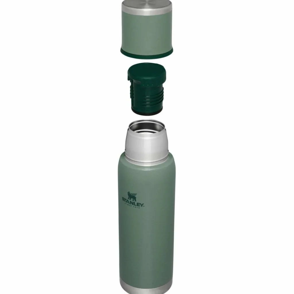 Drinkflessen-Stanley PMI Adventure To-Go thermosfles 1 liter hammertone green