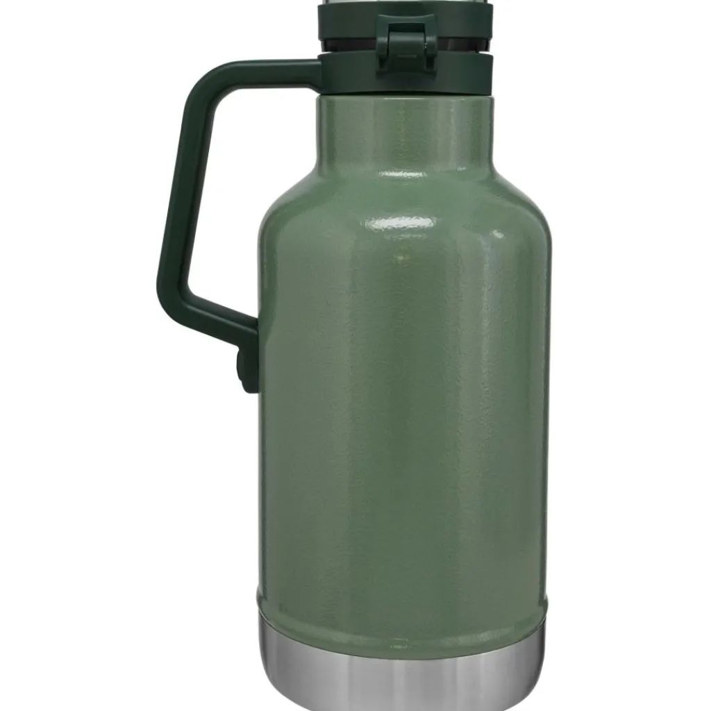Drinkflessen-Stanley PMI Classic Easy Pour Growler thermosfles 1,9 liter hammertone green