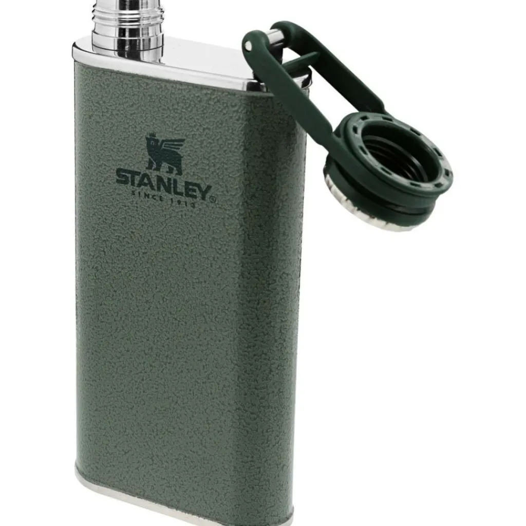 Drinkflessen-Stanley PMI Classic Flask drinkfles 237 ml hammertone green