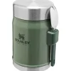 Stanley PMI  Classic Legendary +spork lunchpot 400 ml  hammertone green< Lunchboxen & Bekers