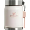 Lunchboxen & Bekers-Stanley PMI  Classic Legendary +spork lunchpot 400 ml rose quartz