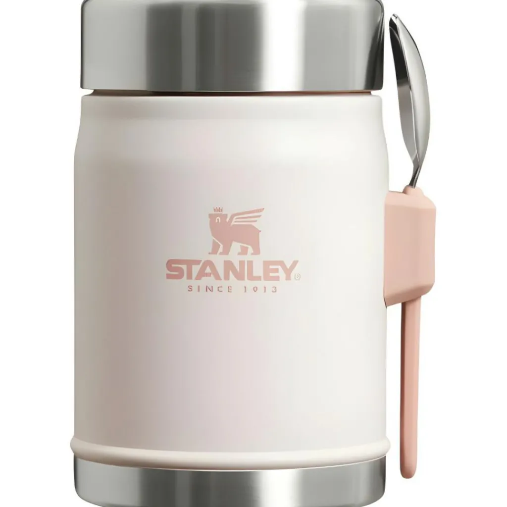 Lunchboxen & Bekers-Stanley PMI Classic Legendary +spork lunchpot 400 ml rose quartz