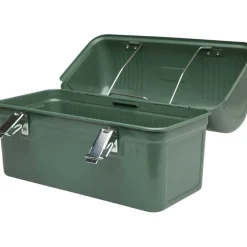 Lunchboxen & Bekers-Stanley PMI Classic metalen lunchbox hammertone green