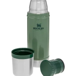 Drinkflessen-Stanley PMI  Classic Vacuüm thermosbeker 470 ml hammertone  green