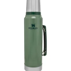 Stanley PMI Classic Vacuüm thermosfles 1 liter hammertone green< Drinkflessen