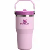 Drinkflessen-Stanley PMI  Iceflow Flip Straw Tumbler thermosbeker 590 ml cherry blossom