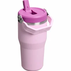 Drinkflessen-Stanley PMI  Iceflow Flip Straw Tumbler thermosbeker 590 ml cherry blossom