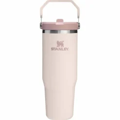 Stanley PMI Iceflow Flip Straw Tumbler thermosbeker 890 ml rose quartz< Drinkflessen