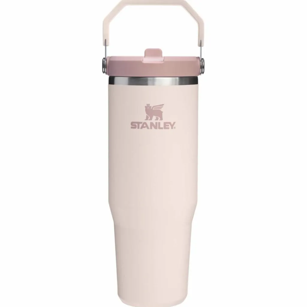 Stanley PMI Iceflow Flip Straw Tumbler thermosbeker 890 ml rose quartz< Drinkflessen
