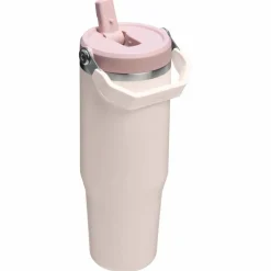 Stanley PMI  Iceflow Flip Straw Tumbler thermosbeker 890 ml rose quartz< Drinkflessen