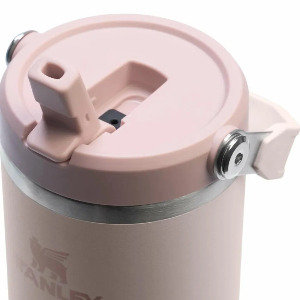 Stanley PMI Iceflow Flip Straw Tumbler thermosbeker 890 ml rose quartz< Drinkflessen