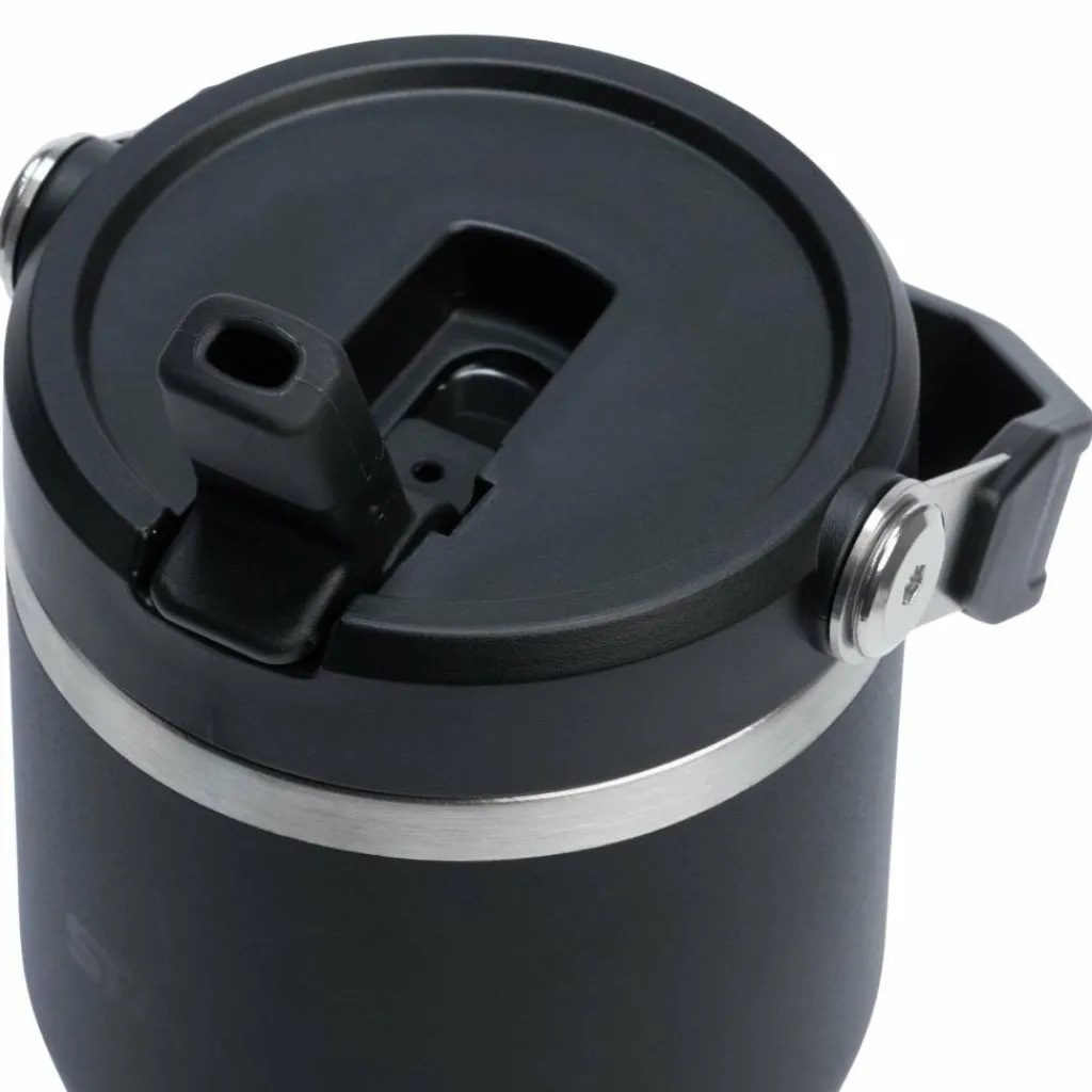 Drinkflessen-Stanley PMI Iceflow Flip Straw Tumbler thermosbeker 590 ml black 2.0