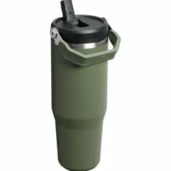 Stanley PMI  Iceflow Flip Straw Tumbler thermosbeker 890 ml dried pine< Drinkflessen