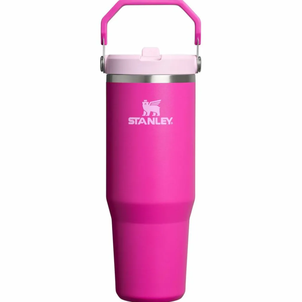 Drinkflessen-Stanley PMI Iceflow Flip Straw Tumbler thermosbeker 890 ml violet blossom