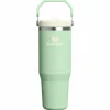 Drinkflessen-Stanley PMI  Iceflow Flip Straw Tumbler thermosbeker 890 ml  pistachio