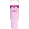 Stanley PMI  Iceflow Flip Straw Tumbler thermosbeker 890 ml cherry blossom< Drinkflessen