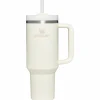 Drinkflessen-Stanley PMI  Quencher H2.0 Flowstate thermosbeker 1,2 liter cream tonal