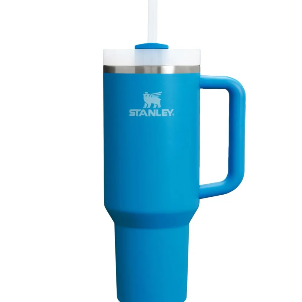 Drinkflessen-Stanley PMI Quencher H2.0 Flowstate thermosbeker 1,2 liter azure