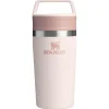 Drinkflessen-Stanley PMI  The Café To Go Travel thermosbeker 350 ml rose quartz