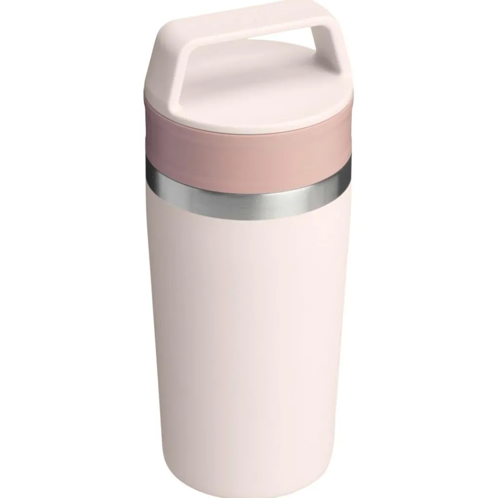 Drinkflessen-Stanley PMI The Café To Go Travel thermosbeker 350 ml rose quartz