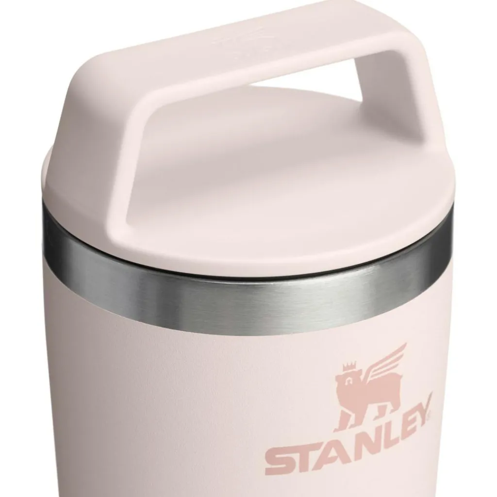 Drinkflessen-Stanley PMI The Café To Go Travel thermosbeker 350 ml rose quartz