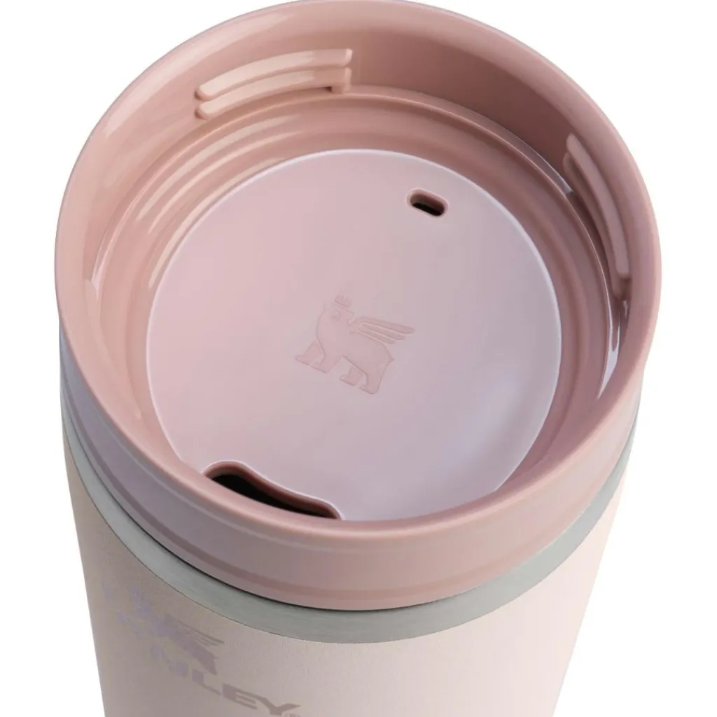 Drinkflessen-Stanley PMI The Café To Go Travel thermosbeker 350 ml rose quartz