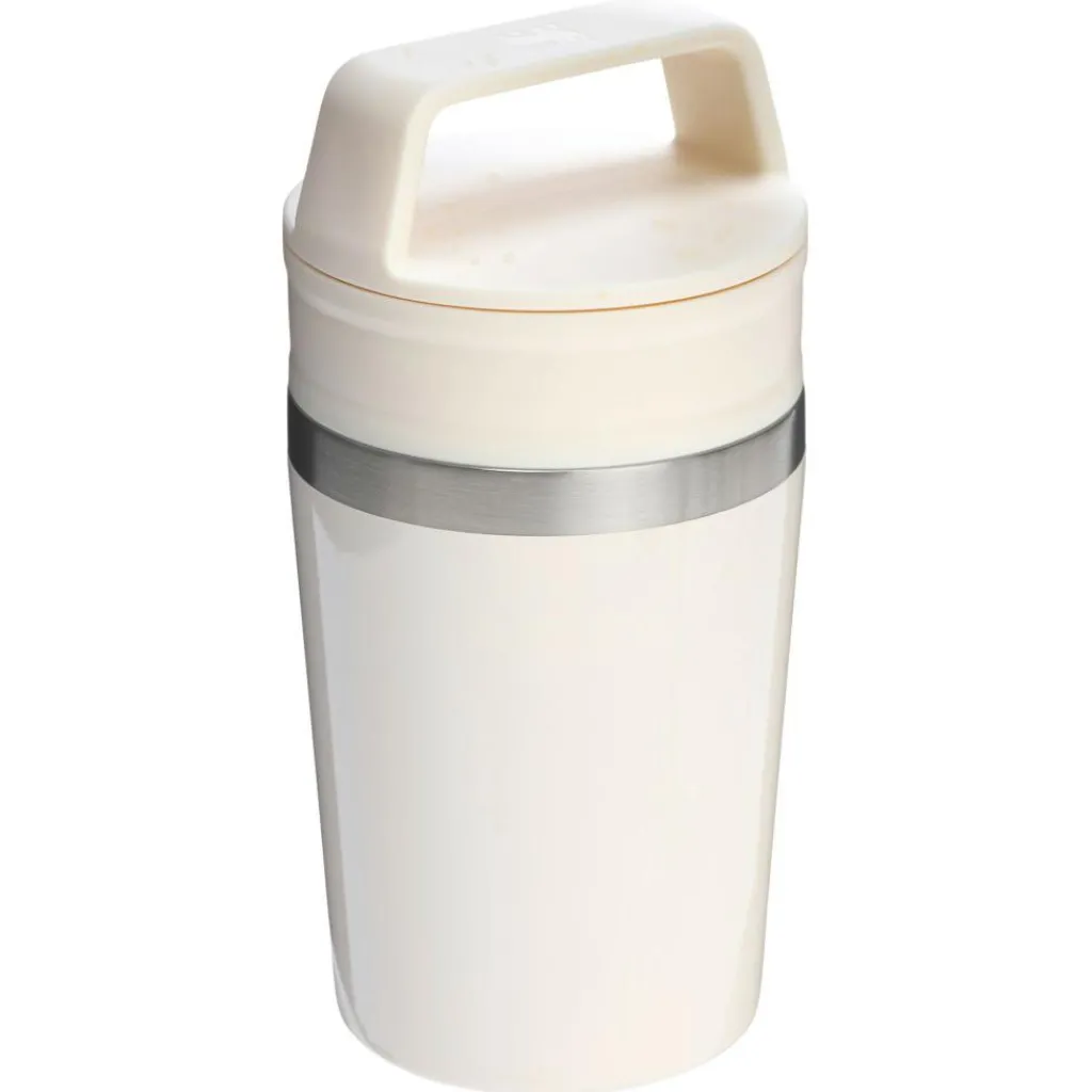 Drinkflessen-Stanley PMI The Café To Go Travel thermosbeker 230 ml cream gloss