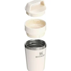 Drinkflessen-Stanley PMI The Café To Go Travel thermosbeker 230 ml cream gloss