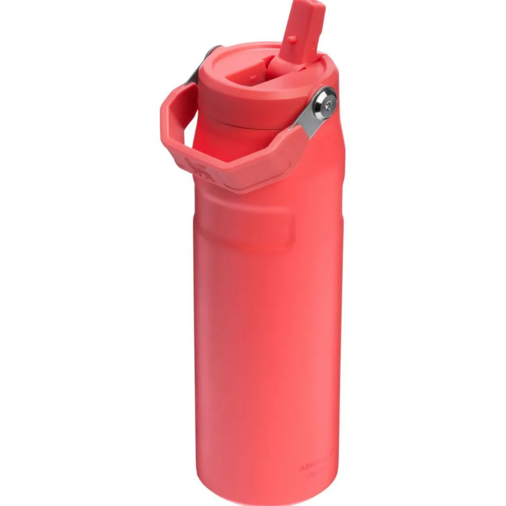 Drinkflessen-Stanley PMI The Iceflow Bottle Flip Straw 2.0 thermosfles 700 ml hot coral