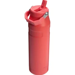 Stanley PMI  The Iceflow Bottle Flip Straw 2.0 thermosfles 1,06 liter hot coral< Drinkflessen