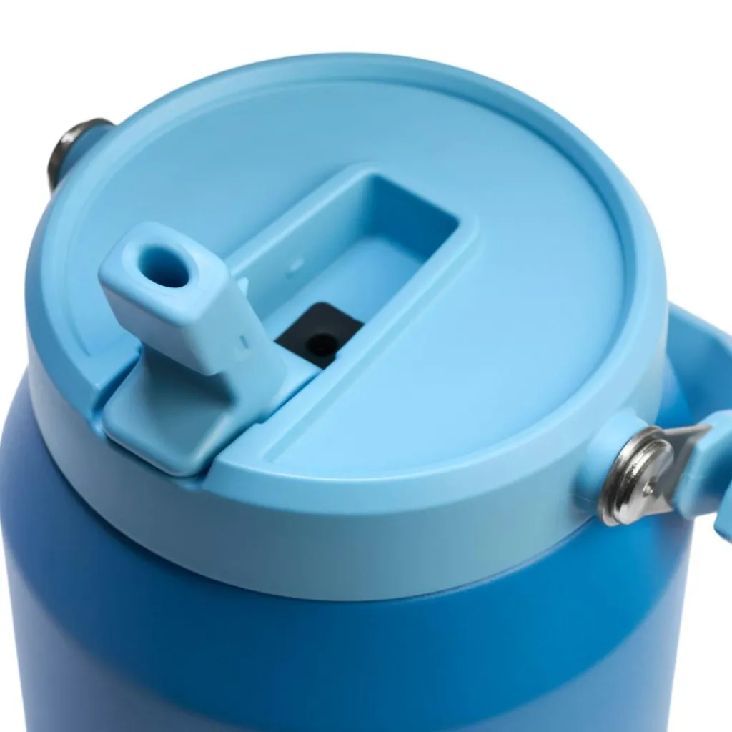 Drinkflessen-Stanley PMI The Iceflow Flip Straw 2.0 Jug thermosfles 1,9 liter azure