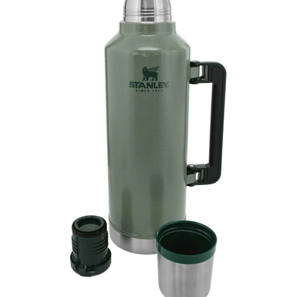 Drinkflessen-Stanley PMI The Legendary Classic thermosfles 2,3 liter hammertone green