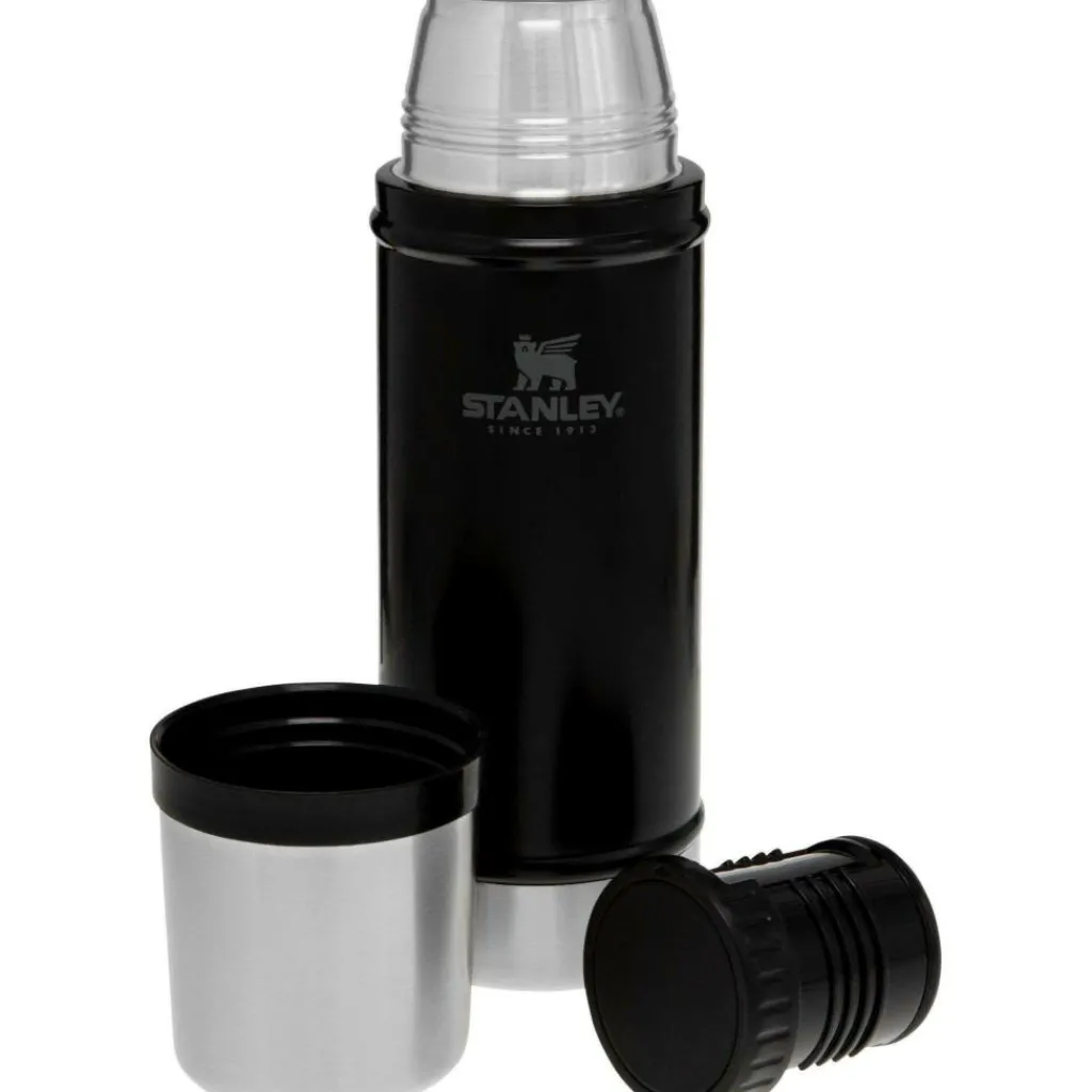 Drinkflessen-Stanley PMI The Legendary Classic thermosbeker 470 ml matt black pebble