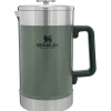 Keukenapparaten-Stanley PMI  The Stay-Hot French koffiepers 1,4 liter  hammertone green